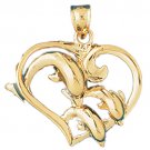 14K GOLD NAUTICAL CHARM - DOLPHIN #500
