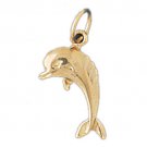 14K GOLD NAUTICAL CHARM - DOLPHIN #466