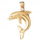 14K GOLD NAUTICAL CHARM - DOLPHIN #416