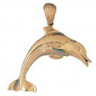 14K GOLD NAUTICAL CHARM - DOLPHIN #23