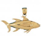 14K GOLD NAUTICAL CHARM - MARLIN #572