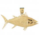 14K GOLD NAUTICAL CHARM - MARLIN #570