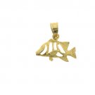14K GOLD NAUTICAL CHARM - ANGELFISH #656