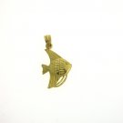 14K GOLD NAUTICAL CHARM - ANGELFISH #635
