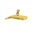 14K GOLD NAUTICAL CHARM - WHALE #848