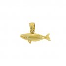 14K GOLD NAUTICAL CHARM - WHALE #845