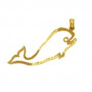 14K GOLD NAUTICAL CHARM - WHALE #840