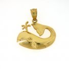 14K GOLD NAUTICAL CHARM - WHALE #835