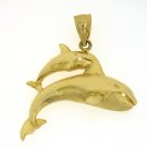 14K GOLD NAUTICAL CHARM - WHALE #818