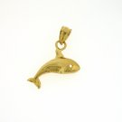 14K GOLD NAUTICAL CHARM - WHALE #815