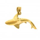 14K GOLD NAUTICAL CHARM - SHARK #923