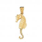 14K GOLD NAUTICAL CHARM - SEAHORSE #948
