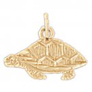 14K GOLD NAUTICAL CHARM - TURTLE #1011