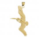 14K GOLD NAUTICAL CHARM - LITTLE EGRET # 1442