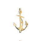 14K GOLD NAUTICAL CHARM - ANCHOR #1110
