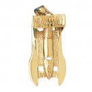 14K GOLD NAUTICAL CHARM - RACING BOAT #1350