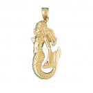 14K GOLD NAUTICAL CHARM - MERMAID #1359
