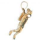14K GOLD NAUTICAL CHARM - SCUBA #1404