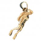 14K GOLD NAUTICAL CHARM - SCUBA #1403