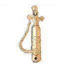14K GOLD NAUTICAL CHARM - SCUBA #1390