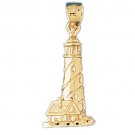 14K GOLD NAUTICAL CHARM - SCUBA #1459