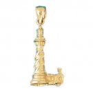 14K GOLD NAUTICAL CHARM - SCUBA #1457