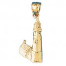 14K GOLD NAUTICAL CHARM - SCUBA #1455