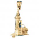 14K GOLD NAUTICAL CHARM - SCUBA #1452