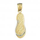 14K GOLD NAUTICAL CHARM - FLIP-FLOP #1506 14K GOLD NAUTICAL CHARM - FLIP-FLOP #1506