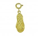 14K GOLD NAUTICAL CHARM - FLIP-FLOP #1497