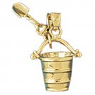 14K GOLD NAUTICAL CHARM - BEACH THING #1486