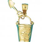 14K GOLD NAUTICAL CHARM - BEACH THING #1484