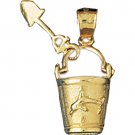 14K GOLD NAUTICAL CHARM - BEACH THING #1482