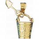 14K GOLD NAUTICAL CHARM - BEACH THING #1481