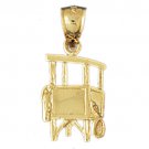 14K GOLD NAUTICAL CHARM - BEACH THING #1477