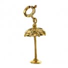 14K GOLD NAUTICAL CHARM - BEACH THING #1476