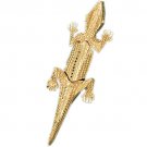 14K GOLD ANIMAL CHARM - GATOR #1633