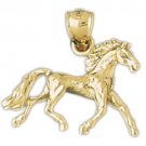 14K GOLD ANIMAL CHARM - #HORSE #2267