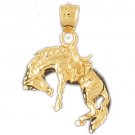 14K GOLD ANIMAL CHARM - #HORSE #1838