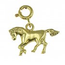 14K GOLD ANIMAL CHARM - #HORSE #1817