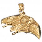 14K GOLD ANIMAL CHARM - #HORSE #1801