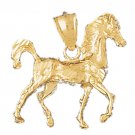 14K GOLD ANIMAL CHARM - #HORSE #1793