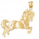 14K GOLD ANIMAL CHARM - #HORSE #1787
