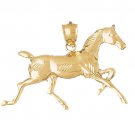 14K GOLD ANIMAL CHARM - #HORSE #1780