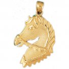 14K GOLD ANIMAL CHARM - #HORSE #1769