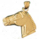 14K GOLD ANIMAL CHARM - #HORSE #1766