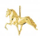 14K GOLD ANIMAL CHARM - #HORSE #1746