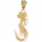 14K GOLD ANIMAL CHARM - CAT #1962