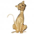 14K GOLD ANIMAL CHARM - CAT #1905