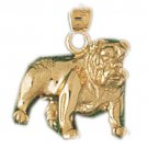 14K GOLD ANIMAL CHARM - BULLDOG #2192